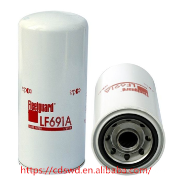 Filtro de óleo lubrificante de guarda de frota de geunine de motor diesel Terex LF691A